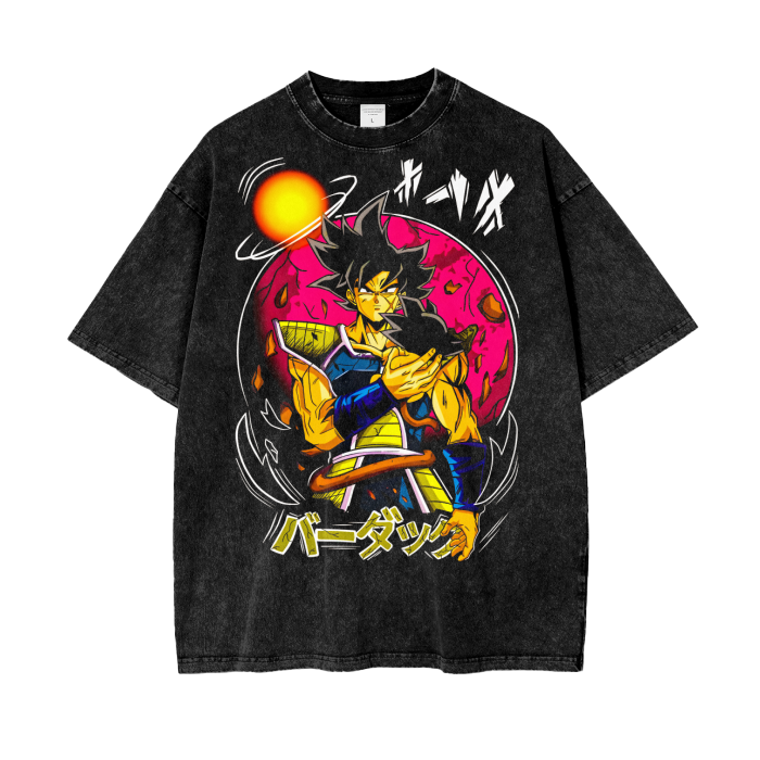 Bardock Oversize Snow Washed T-Shirt ODMPOD