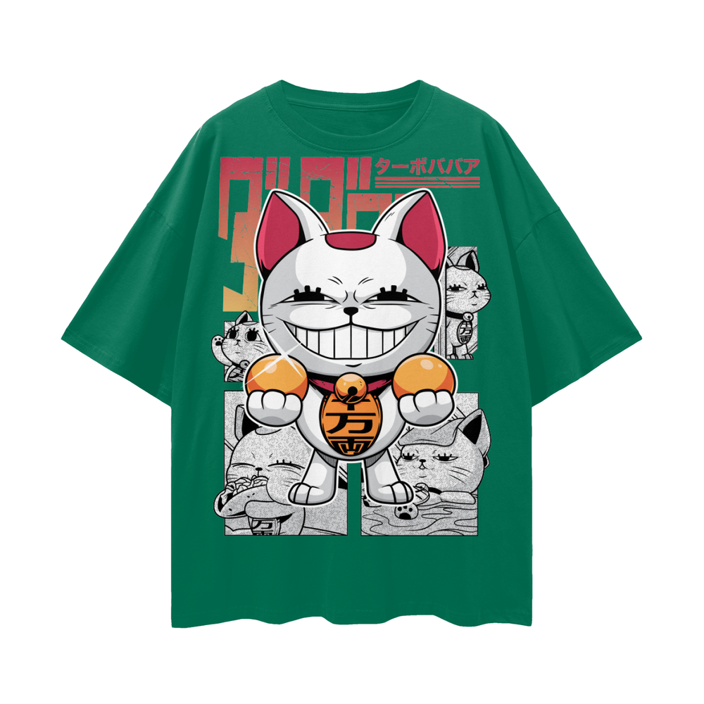 Turbo Granny Dandadan Streetwear Loose Drop Shoulder T-Shirt
