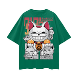 Turbo Granny Dandadan Streetwear Loose Drop Shoulder T-Shirt