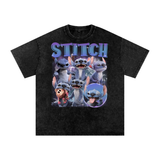 Stitch Acid Wash Oversize T-Shirt