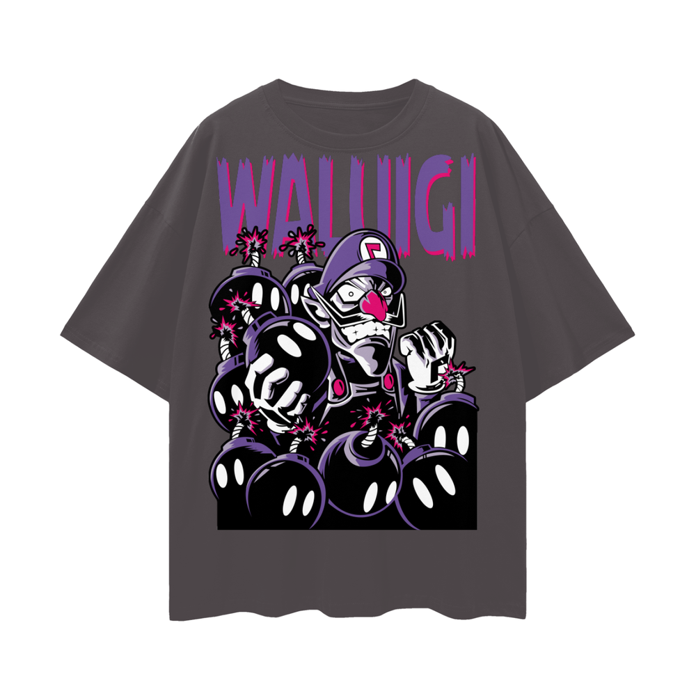 Waluigi Oversize Deep Drop Shoulder Tee