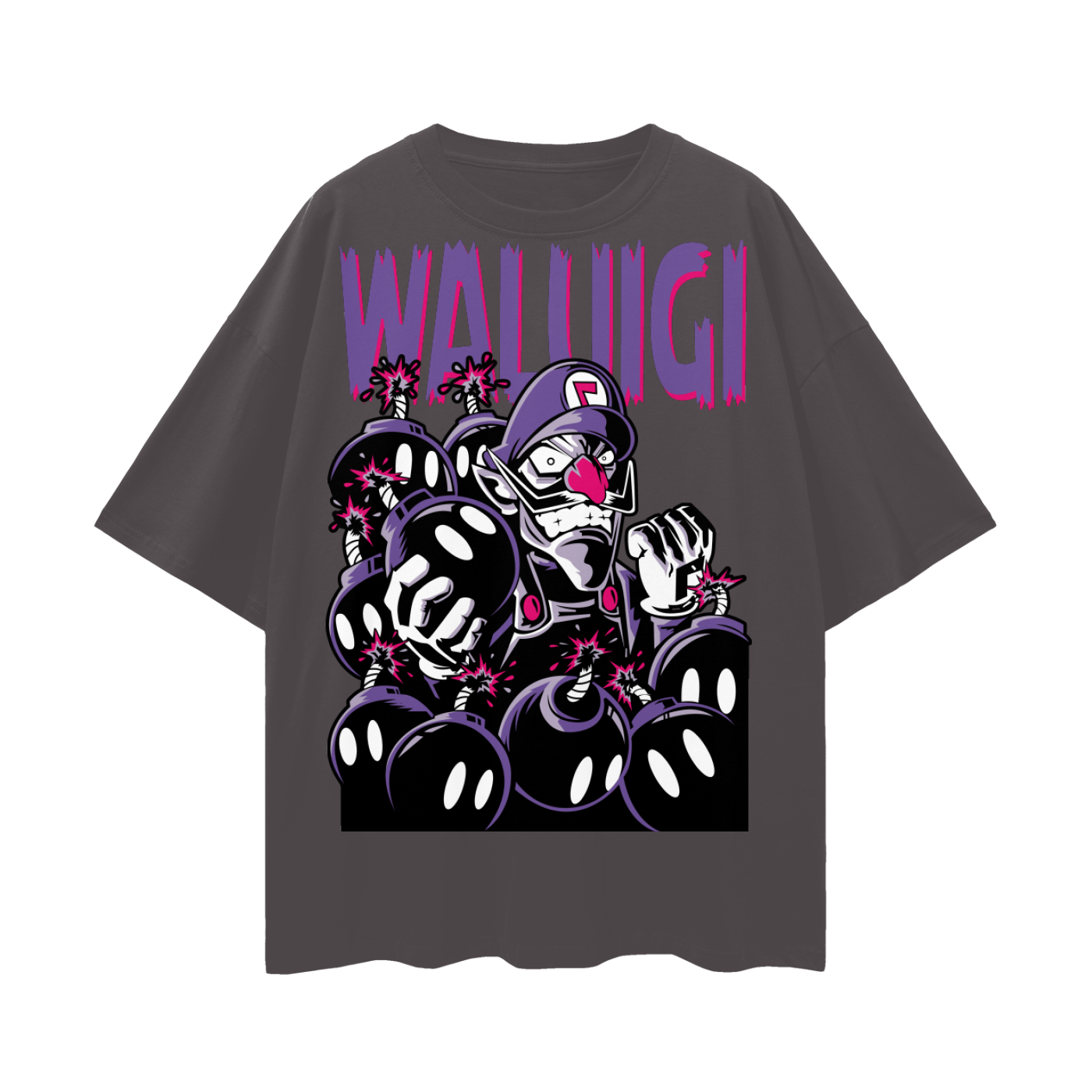 Waluigi Oversize Deep Drop Shoulder Tee