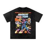 Fantastic Four Acid Wash Oversize T-Shirt
