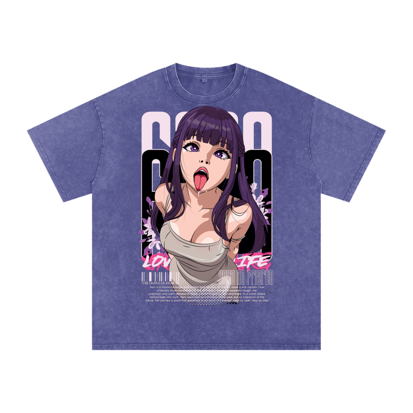 Fern Frieren Acid Wash Oversize T-Shirt