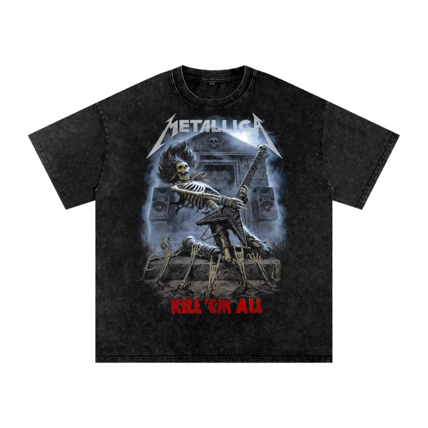 Metallica Acid Wash Oversize T-Shirt