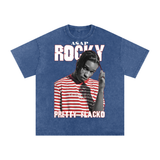 Asap Rocky Acid Wash Oversize T-Shirt