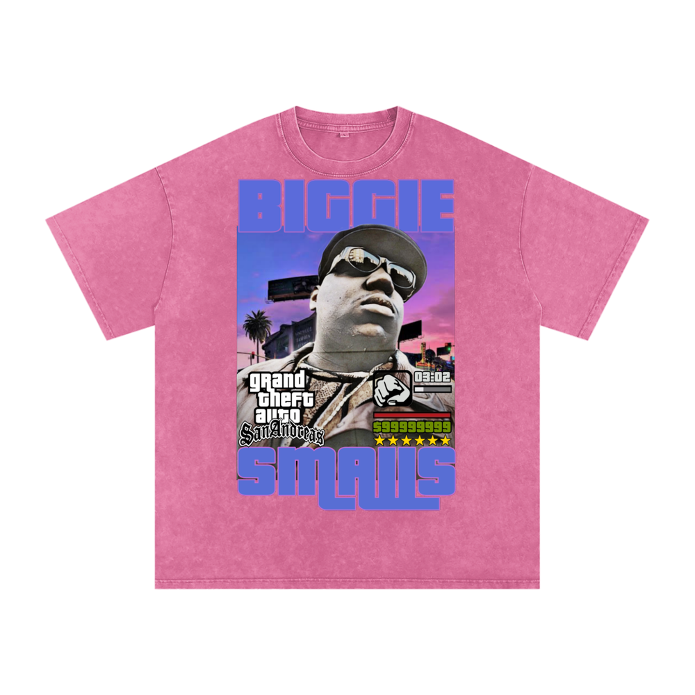 Biggie Acid Wash Oversize T-Shirt