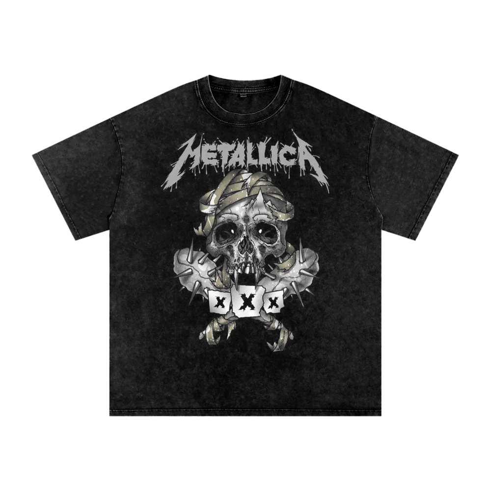 Metallica Acid Wash Oversize T-Shirt