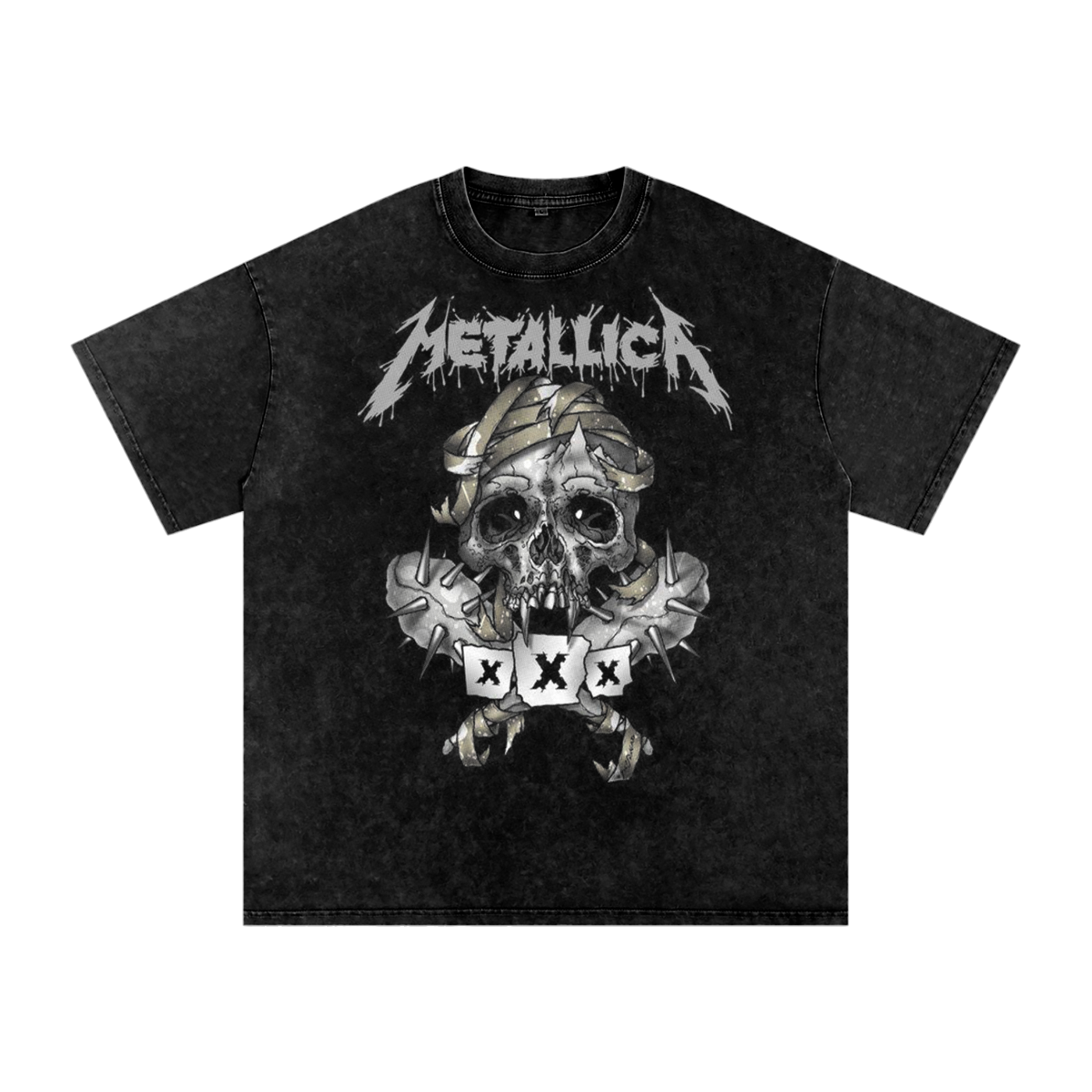 Metallica Acid Wash Oversize T-Shirt