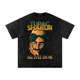 Tupac Shakur Acid Wash Oversize T-Shirt