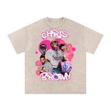 Chris Brown Acid Wash Oversize T-Shirt