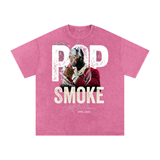 Pop Smoke Acid Wash Oversize T-Shirt