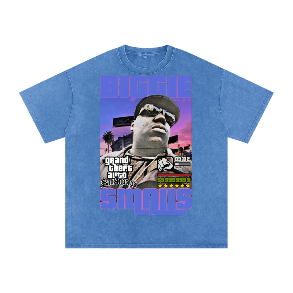 Biggie Acid Wash Oversize T-Shirt
