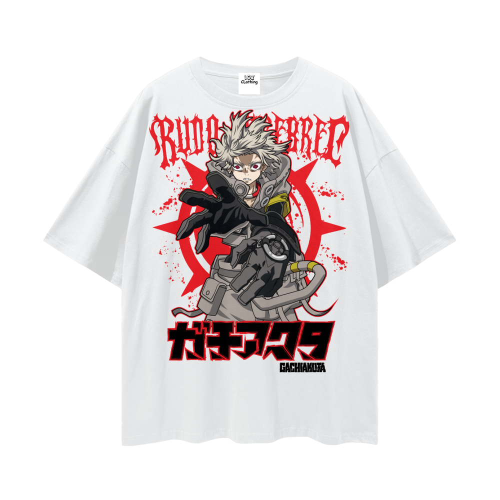Rudo Gachiakuta Streetwear Loose Drop Shoulder T-Shirt