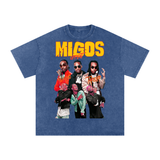 Migos Acid Wash Oversize T-Shirt