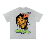 Wiz Khalifa Acid Wash Oversize T-Shirt