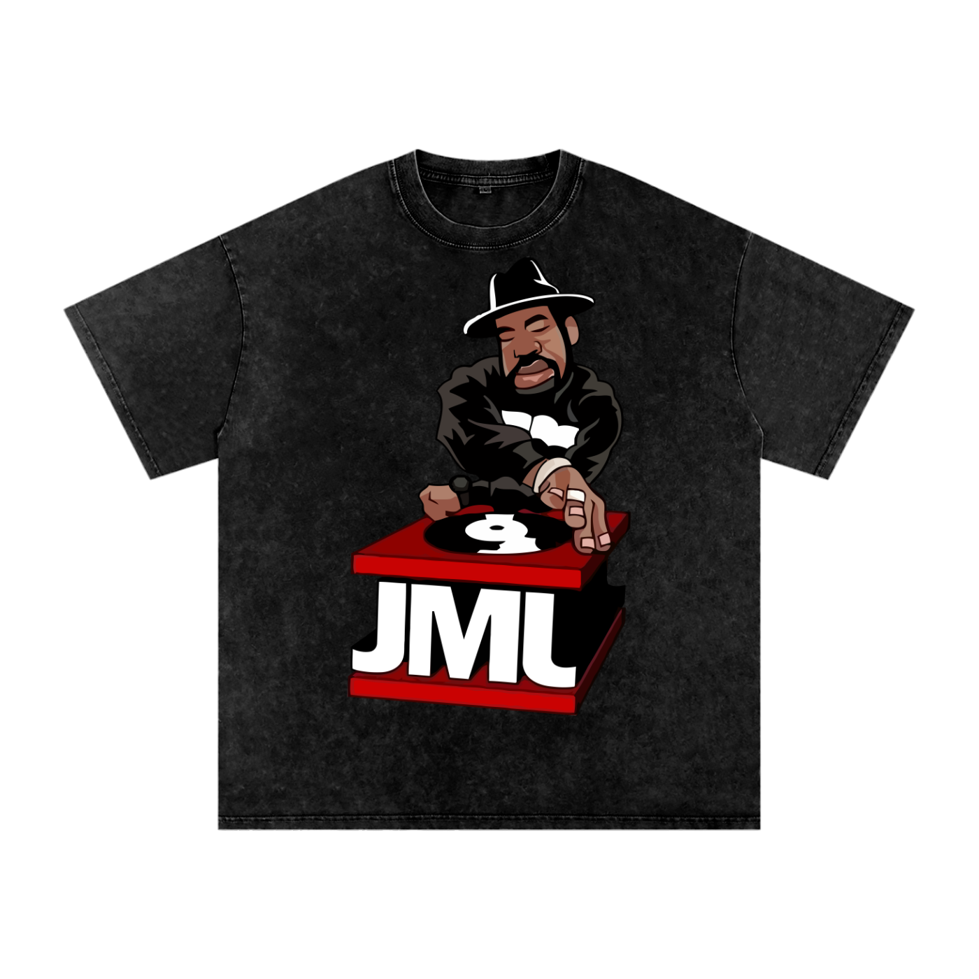 Jam Master Jay Acid Wash Oversize T-Shirt