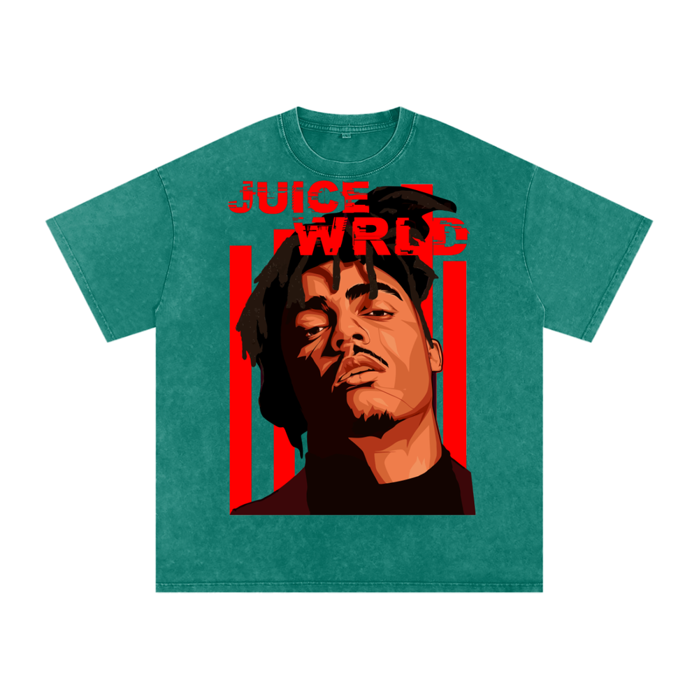 Juice Wrld Acid Wash Oversize T-Shirt