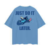 Stitch Oversize Deep Drop Shoulder Tee