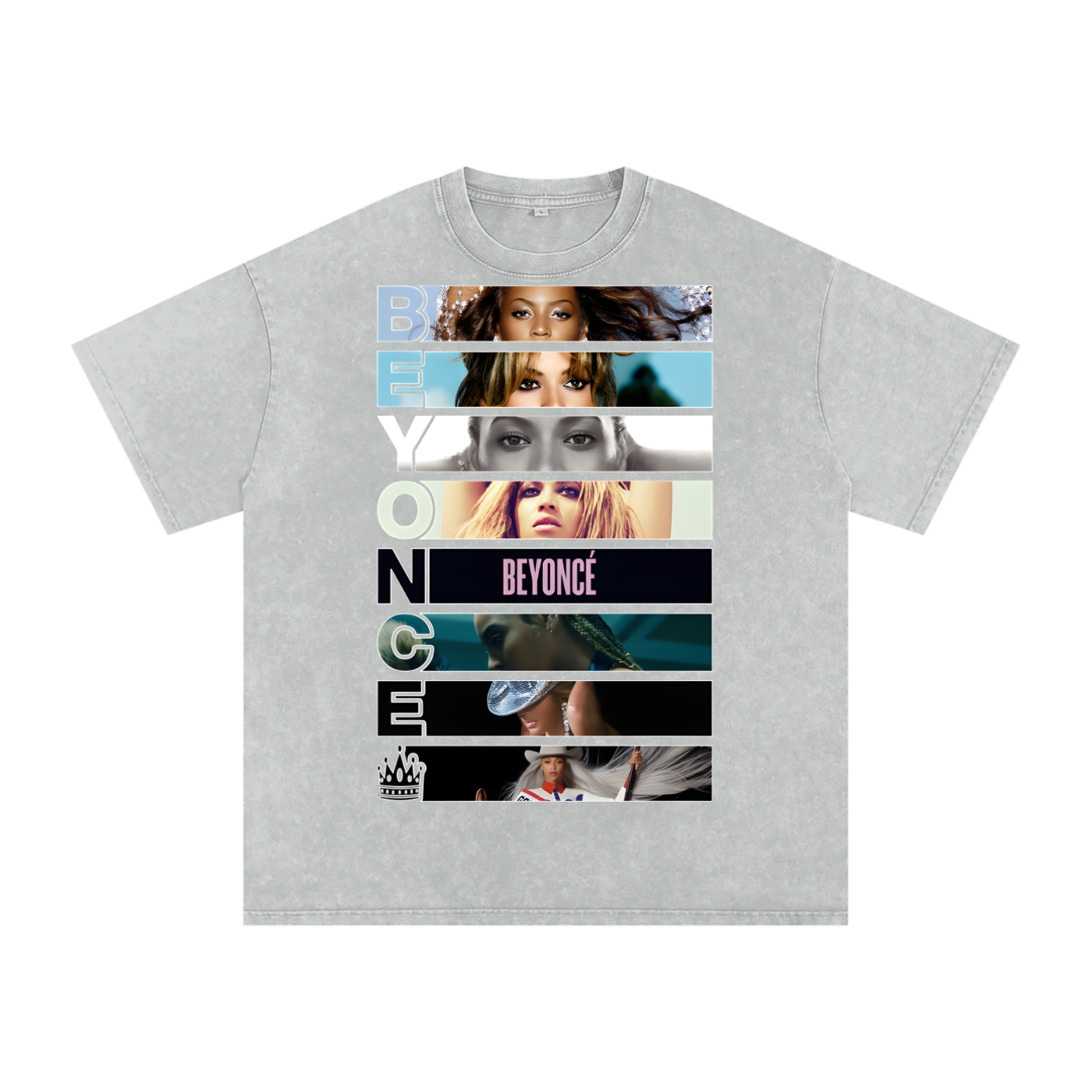Beyonce Cowboy Carter Acid Wash Oversize T-Shirt