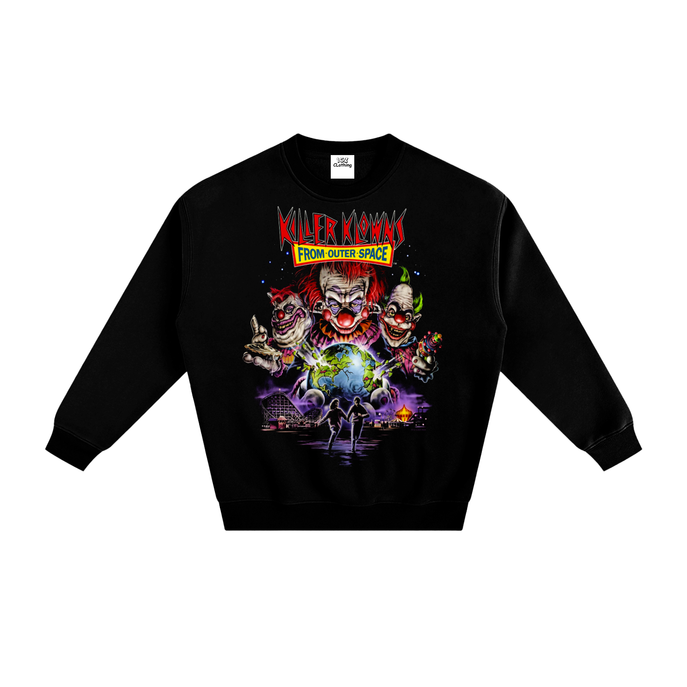 Killer klowns from out of Space Fleeced Sweatshirt