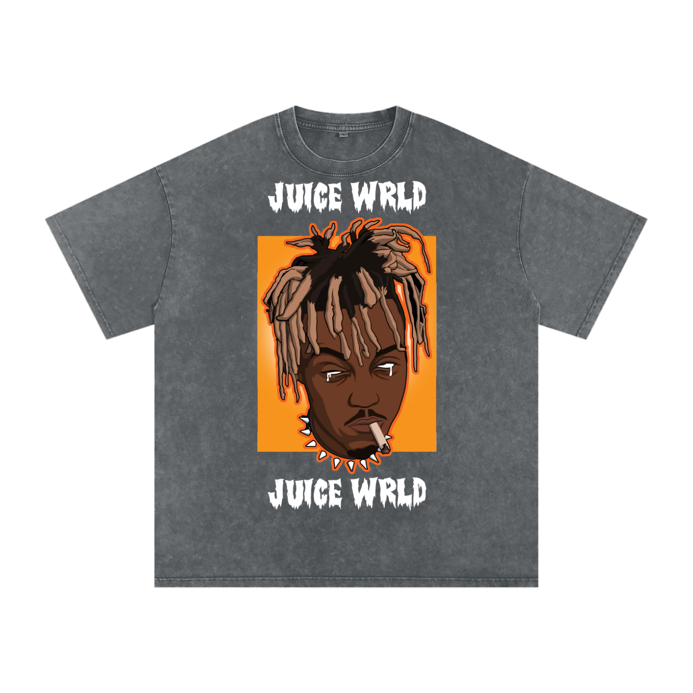Juice Wrld Acid Wash Oversize T-Shirt
