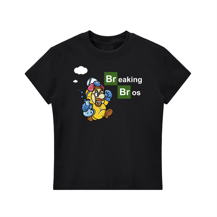 Mario x Breaking Bad Parody Essential Bodycon Crewneck T-Shirt