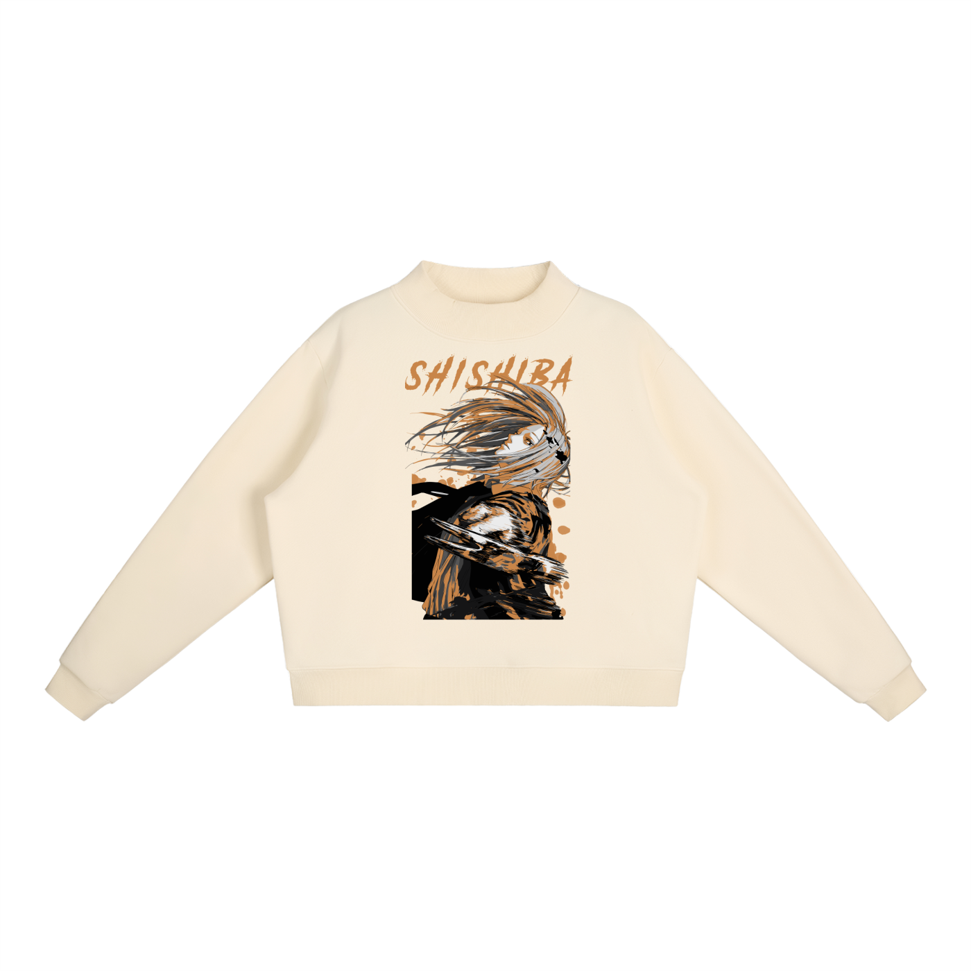 Shishiba Sakamoto Days Essential Fleece Mid-Neck Crew Sweatshirt
