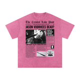 Jason Voorhees Acid Wash Oversize T-Shirt