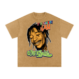 Wiz Khalifa Acid Wash Oversize T-Shirt