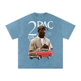 Tupac Shakur Acid Wash Oversize T-Shirt
