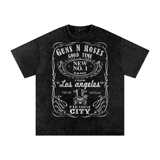 Guns N Roses Acid Wash Oversize T-Shirt