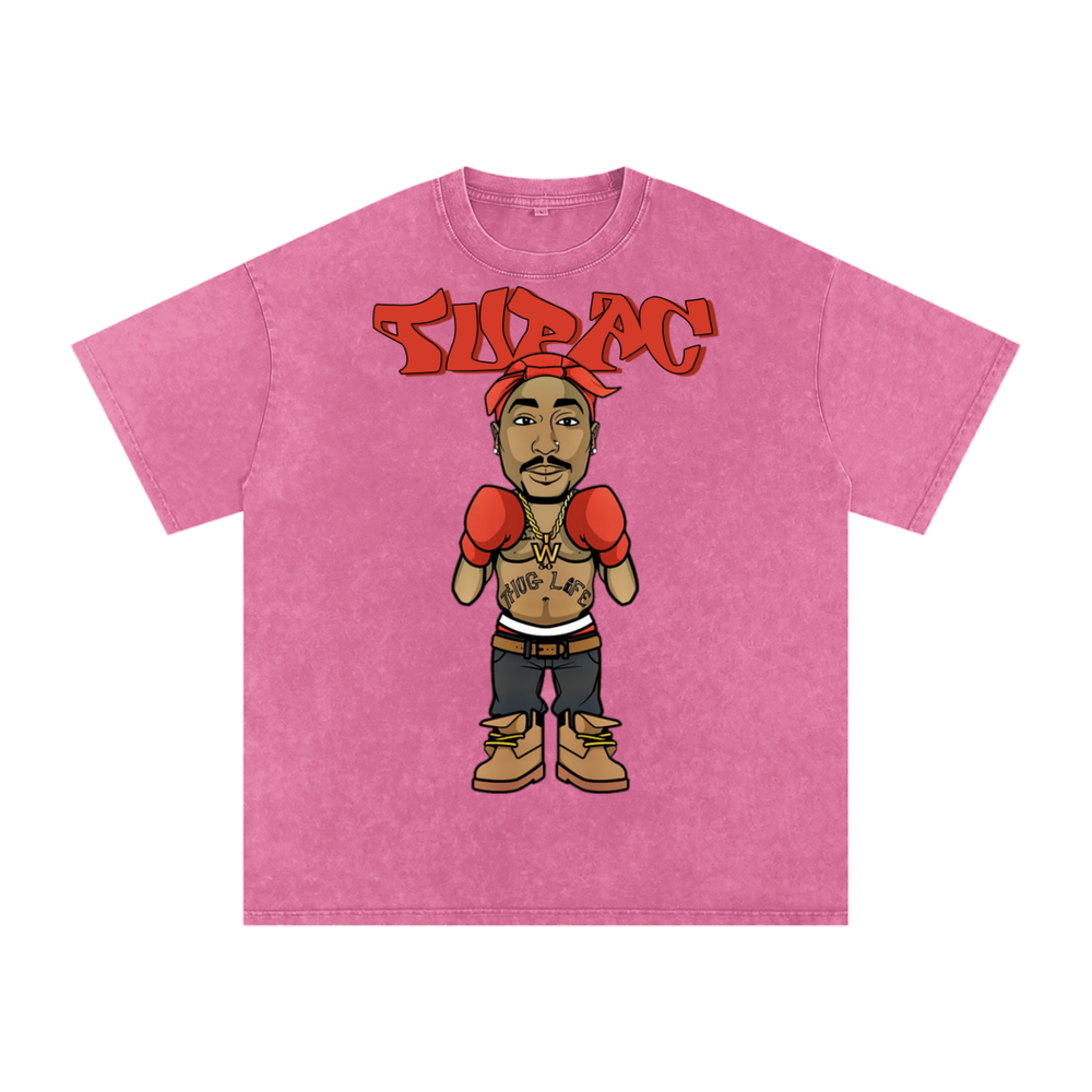 Tupac Shakur Acid Wash Oversize T-Shirt