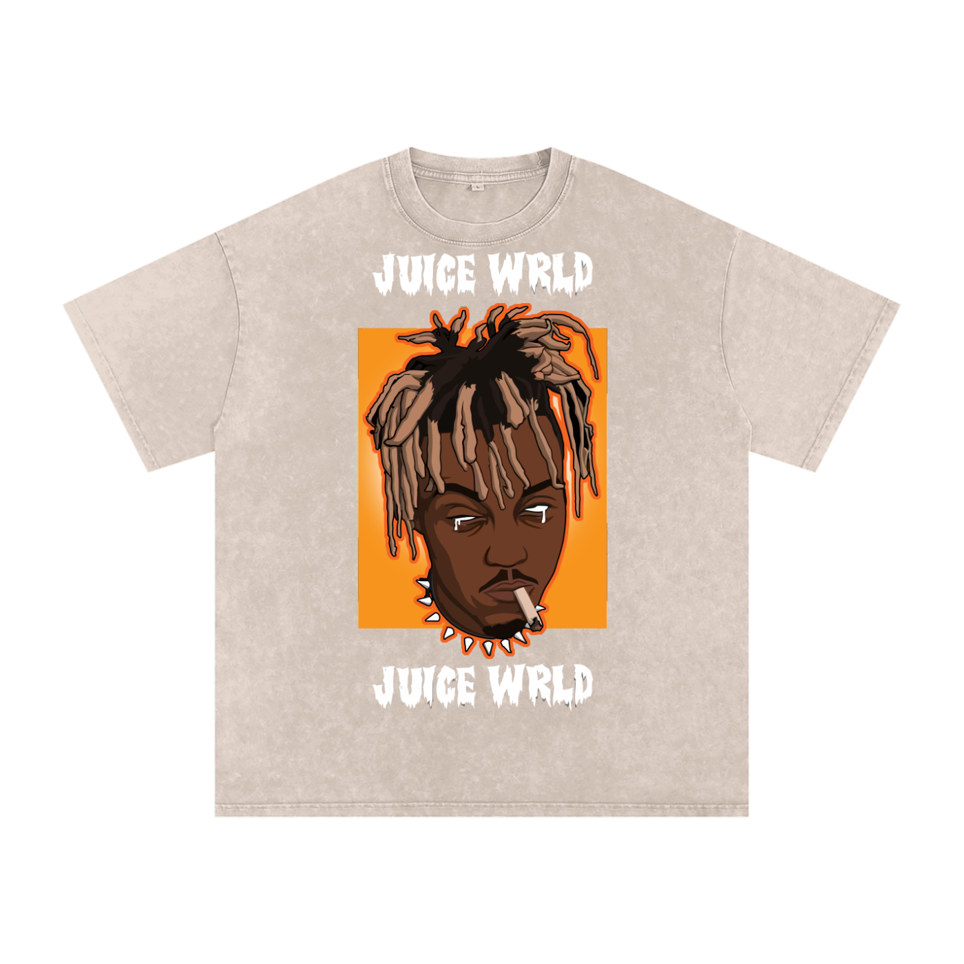 Juice Wrld Acid Wash Oversize T-Shirt