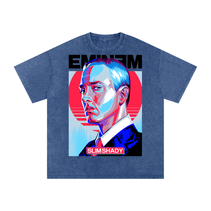 Eminem Acid Wash Oversize T-Shirt