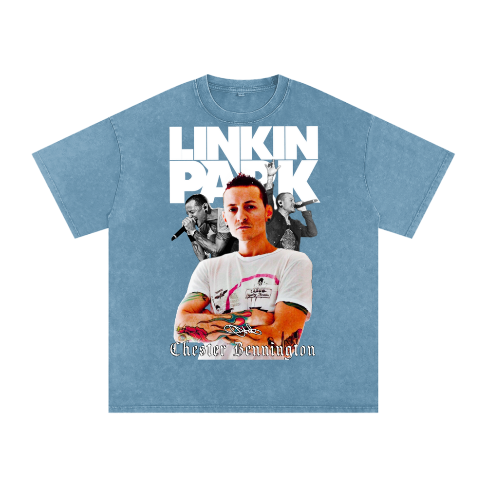 Linkin Park Acid Wash Oversize T-Shirt