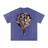 Beyonce Cowboy Carter Acid Wash Oversize T-Shirt