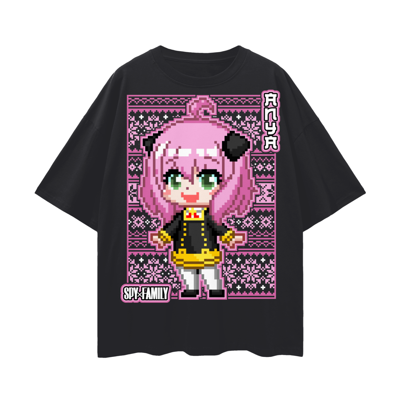 Anya Spy x Family Oversize Deep Drop Shoulder Tee
