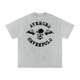 Avenged Sevenfold Acid Wash Oversize T-Shirt
