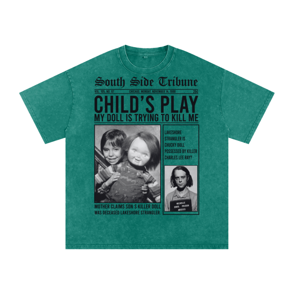 Chucky Acid Wash Oversize T-Shirt