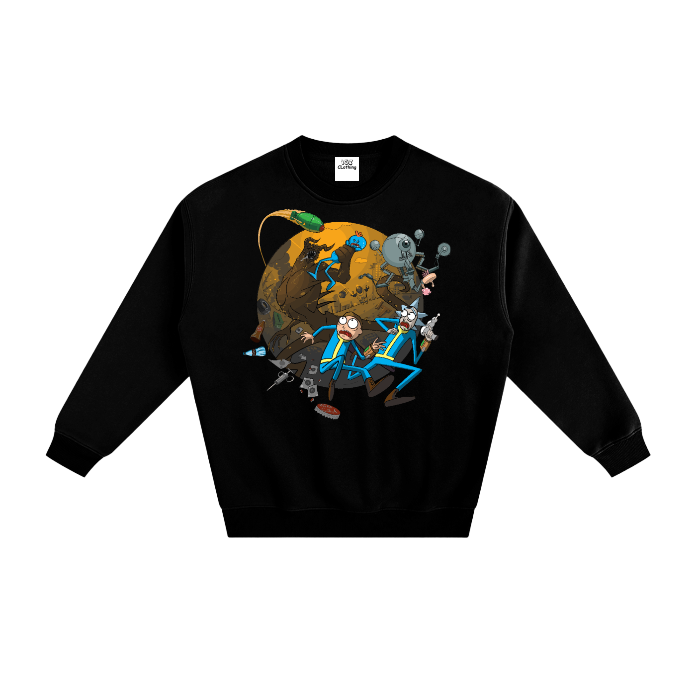 Rick and Morty Fleeced Sweatshirt