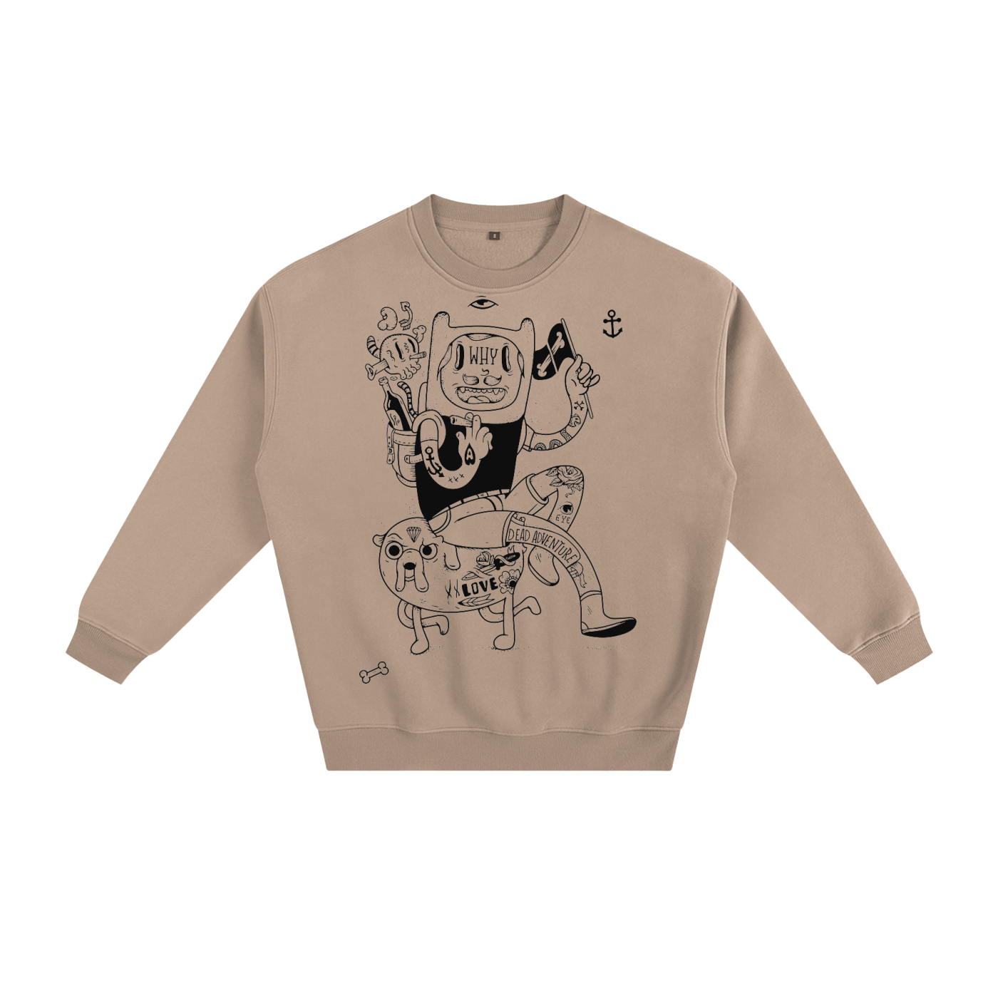 Adventure Time Fleeced Sweatshirt