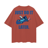 Stitch Oversize Deep Drop Shoulder Tee