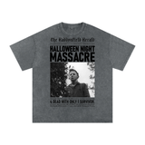 Micheal Myers Acid Wash Oversize T-Shirt