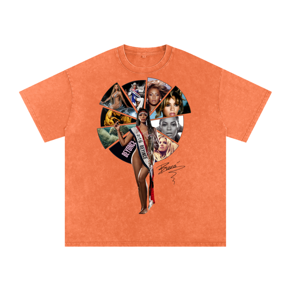 Beyonce Cowboy Carter Acid Wash Oversize T-Shirt