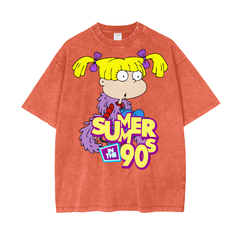 Angelica Rugrats Acid Wash Oversize T-Shirt