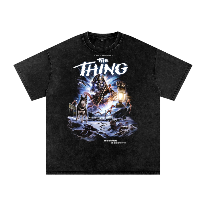 The thing Acid Wash Oversize T-Shirt