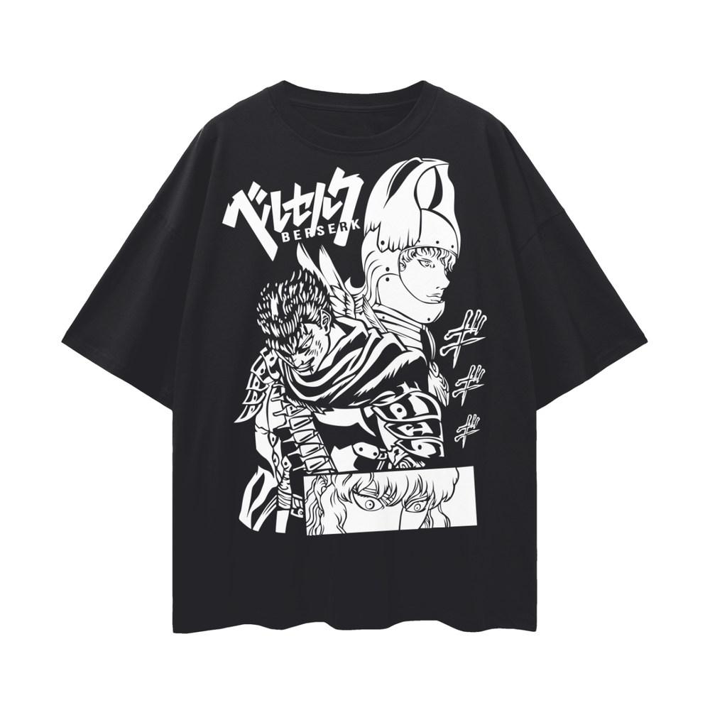 Gutz Berserk Oversize Deep Drop Shoulder Tee