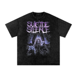 Suicide Silence Acid Wash Oversize T-Shirt