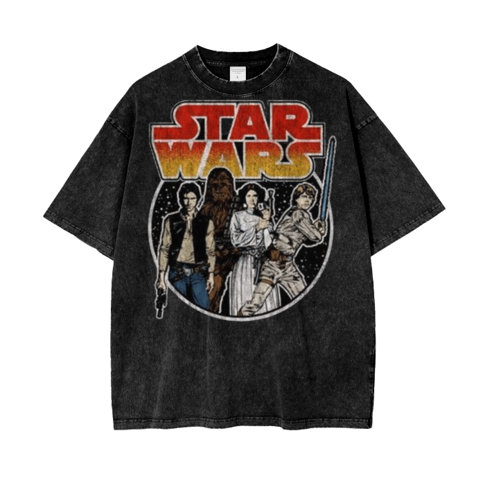 Star Wars Rebels Acid Wash Oversize T-Shirt